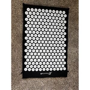ProsourceFit Acupressure Mat and Pillow Set Black Back‎ Neck Pain Relief Massage